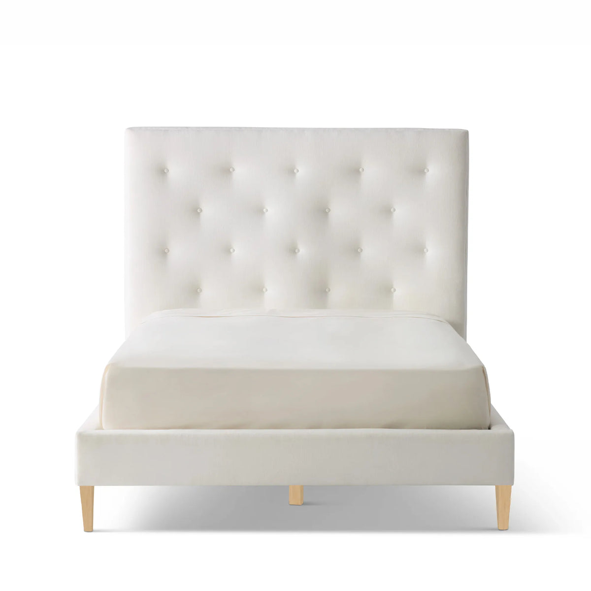 Grace Upholstered Bed Frame - High Headboard