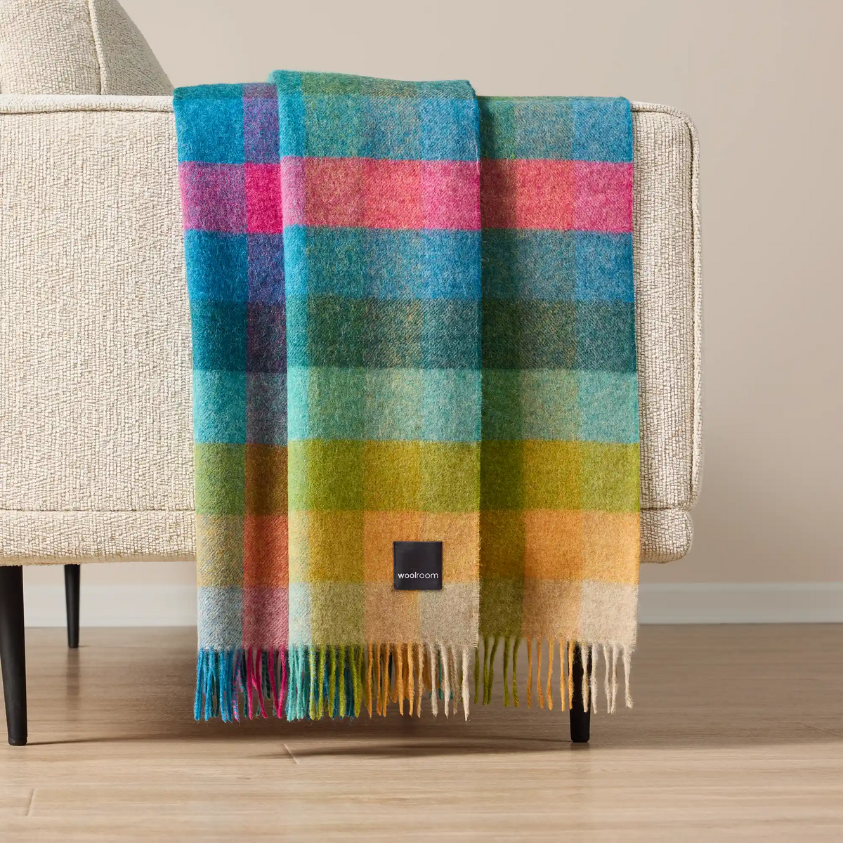 Woolroom Jeté Shetland Harlequin - Tutti Fruitti