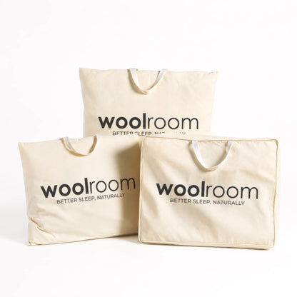 Organic Woolroom Kids Bundle with Mattress Protector