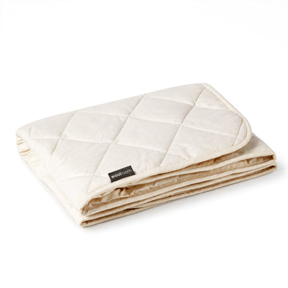 Protège-matelas lavable en laine biologique pour enfants 