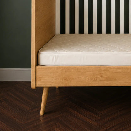 Protège-matelas lavable en laine biologique pour enfants 