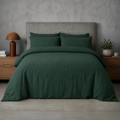 Mariana Linen Blend Bundle - Forest Green