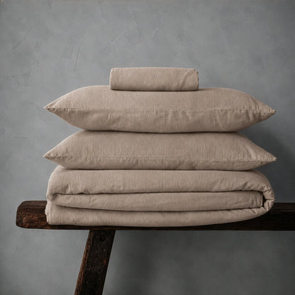 Mariana Linen Blend Set - Latte
