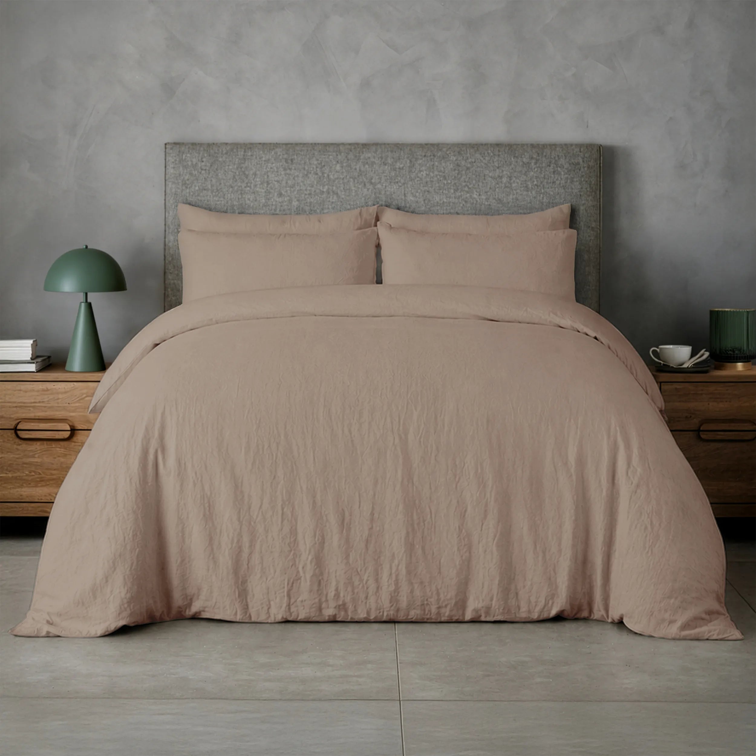 Mariana Linen Blend Set - Latte
