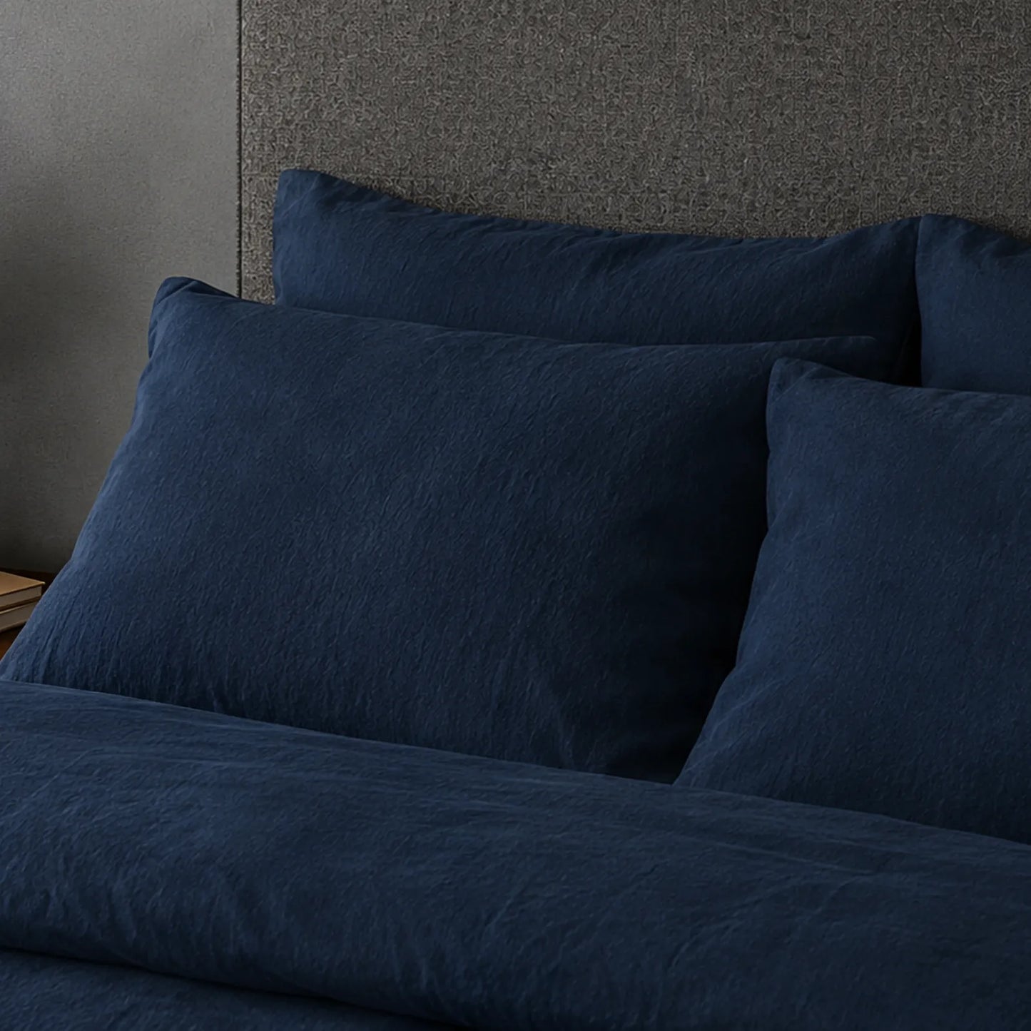 Mariana Linen Blend Set - Midnight Blue