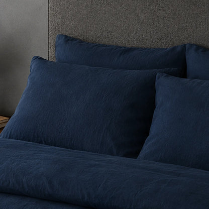 Mariana Linen Blend Set - Midnight Blue