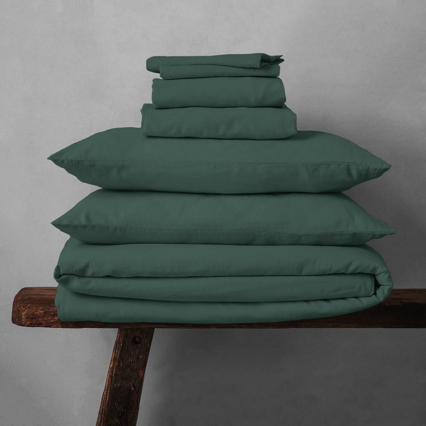 Mariana Linen Blend Bundle - Forest Green
