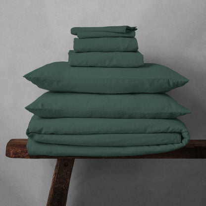 Mariana Linen Blend Bundle - Forest Green