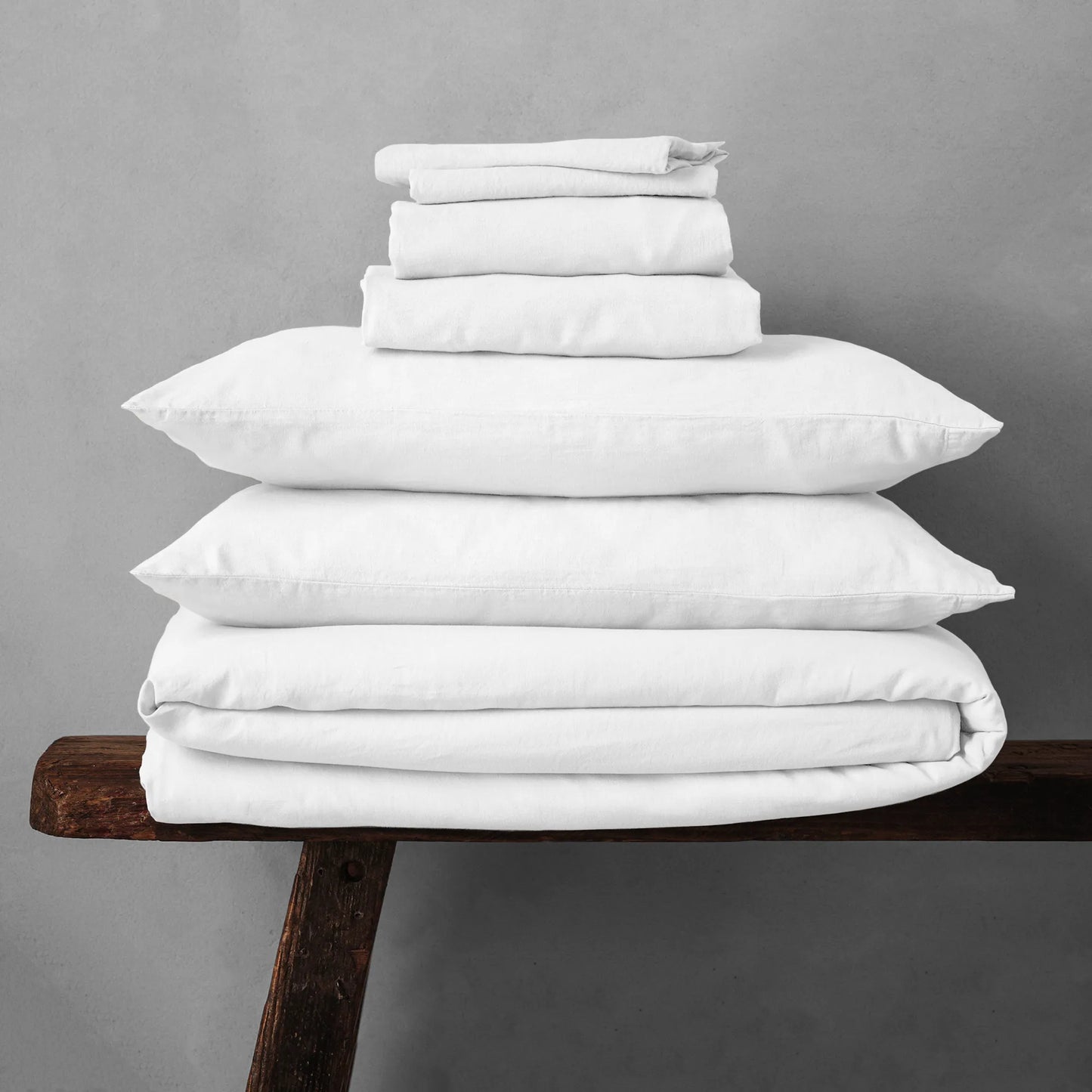 Mariana Linen Blend Bundle - Cloud White