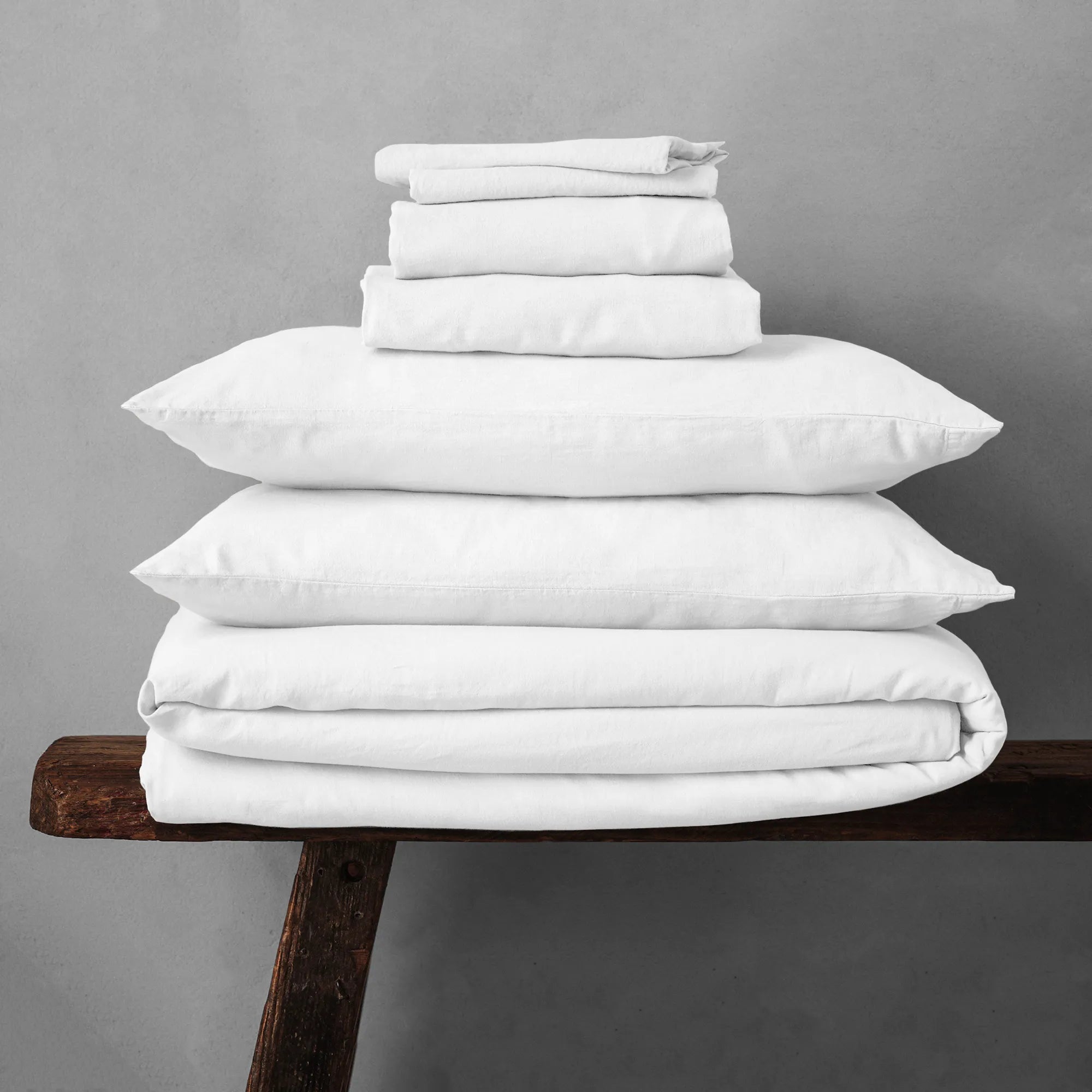 Mariana Linen Blend Bundle - Cloud White
