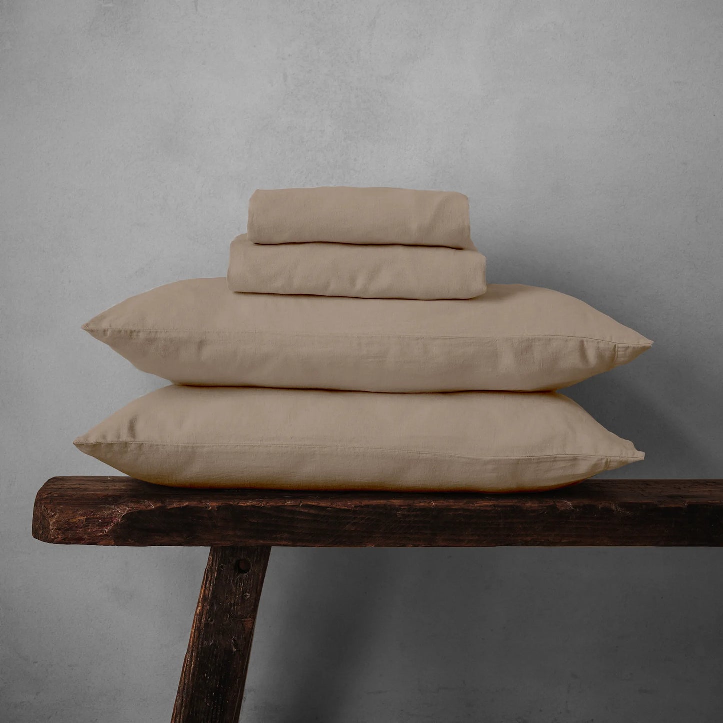 Mariana Linen Blend Sheet Set - Latte