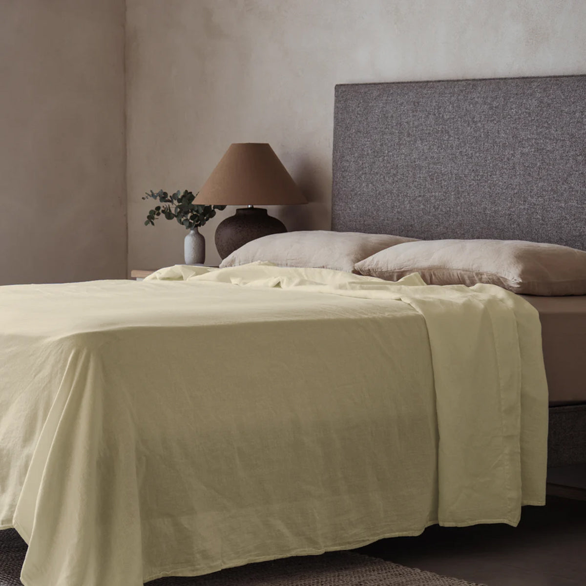 Mariana Linen Blend Flat Sheet