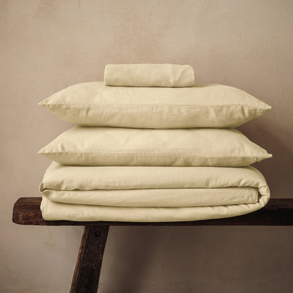 Mariana Linen Blend Set - Ivory