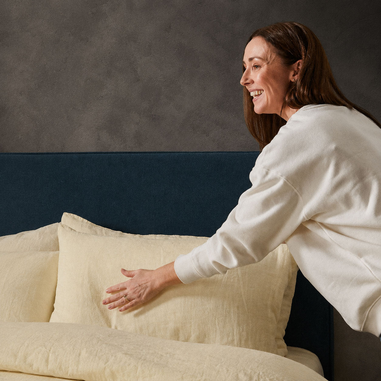 Mariana Linen Blend Pillow Case - Buttermilk