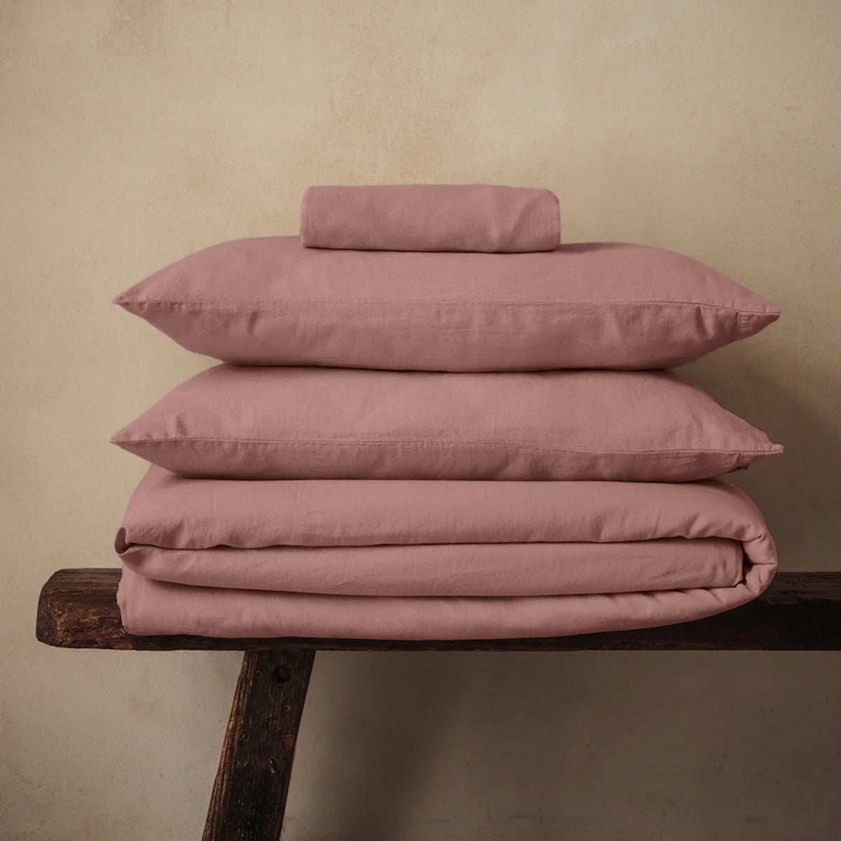 Mariana Linen Blend Set - Rose