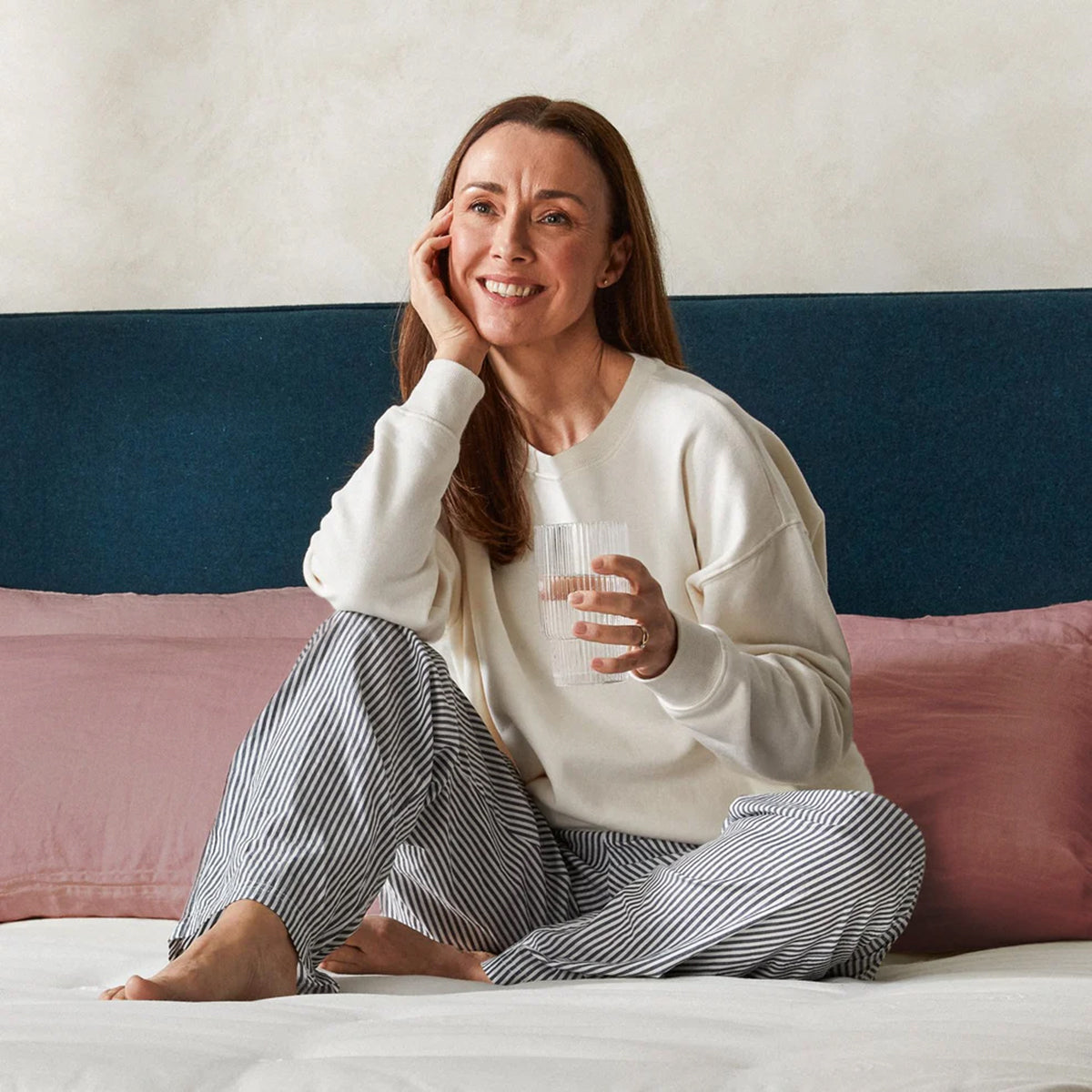 Mariana Linen Blend Pillow Case - Rose