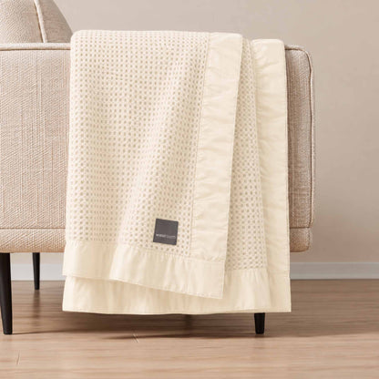 Ribblesdale Cellular Wool Bed Blanket