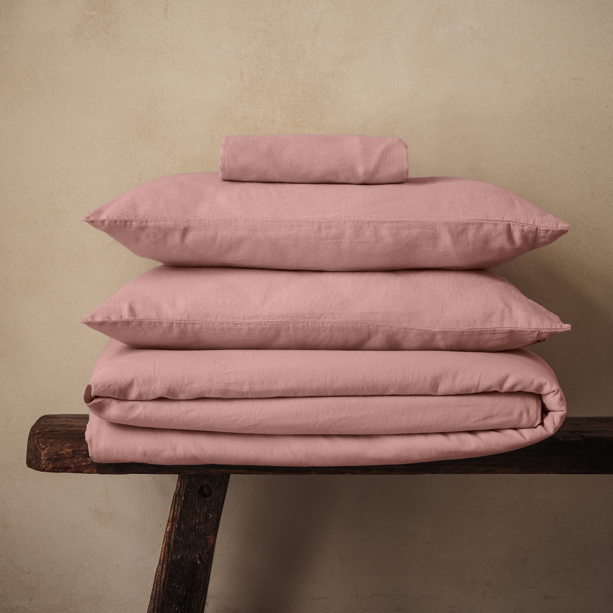 Mariana Linen Blend Set - Rose