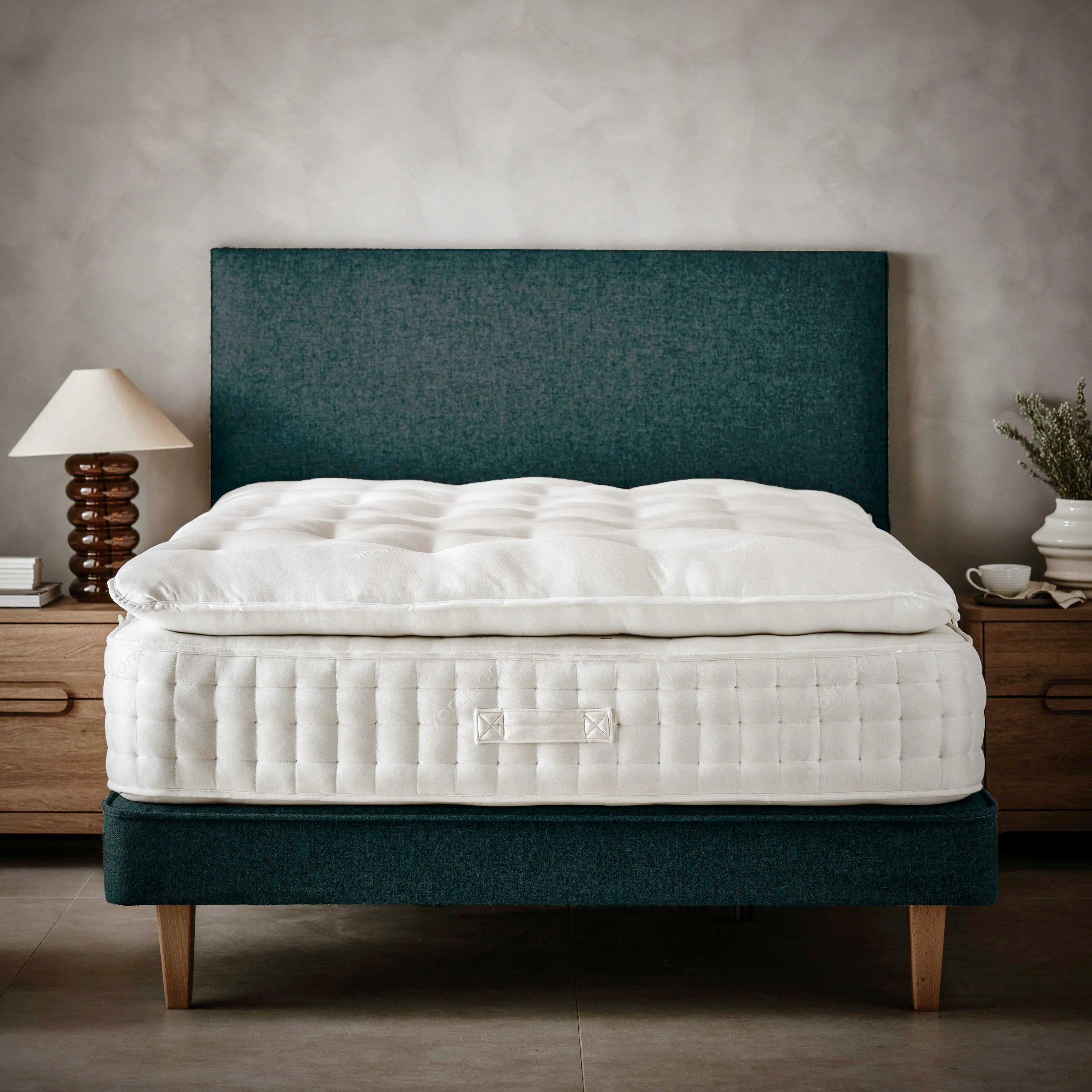 Ryeland Thick Wool Mattress Topper