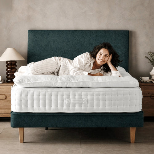 Ryeland Premium Mattress Topper on Bed