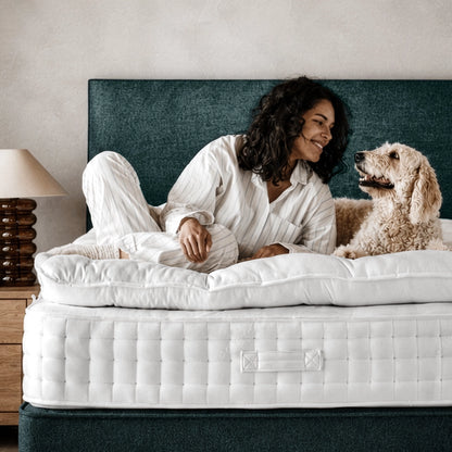 Ryeland Thick Wool Mattress Topper