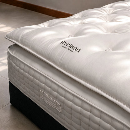Ryeland Thick Wool Mattress Topper