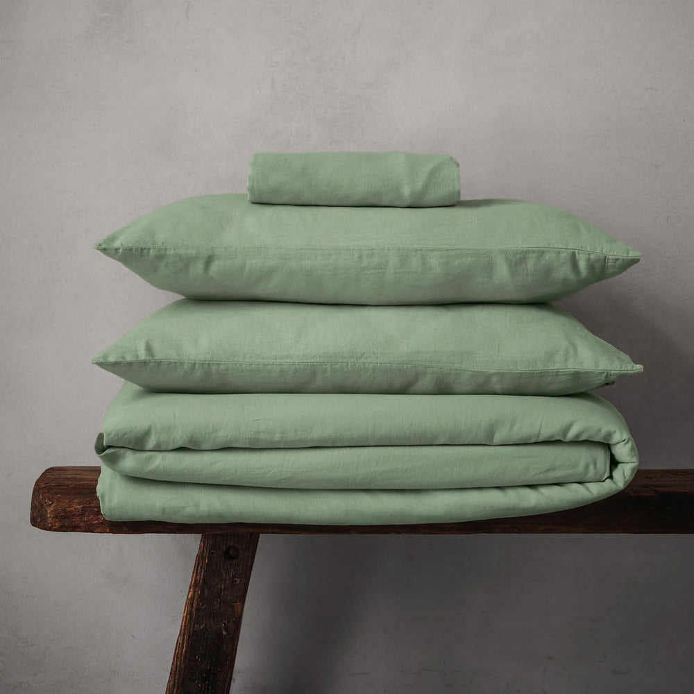 Mariana Linen Blend Set - Sage