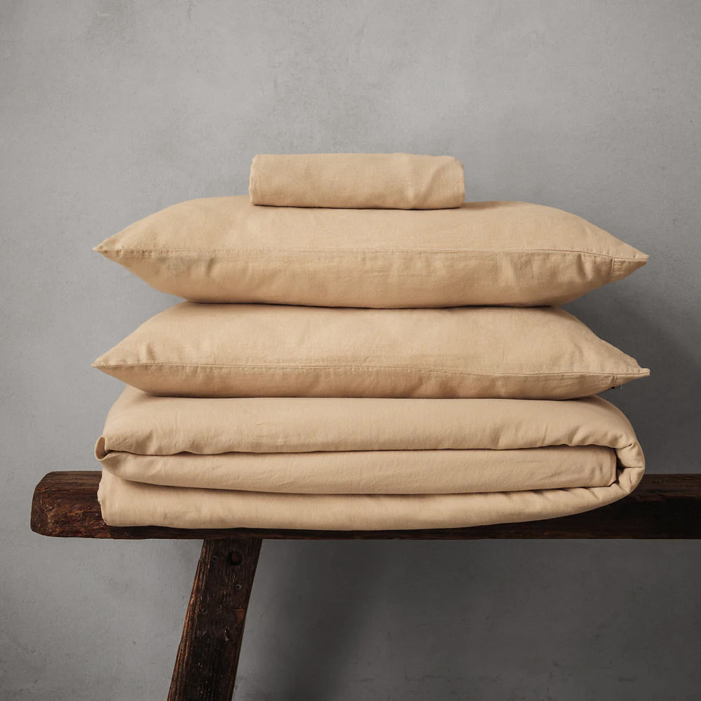 Mariana Linen Blend Set - Sand