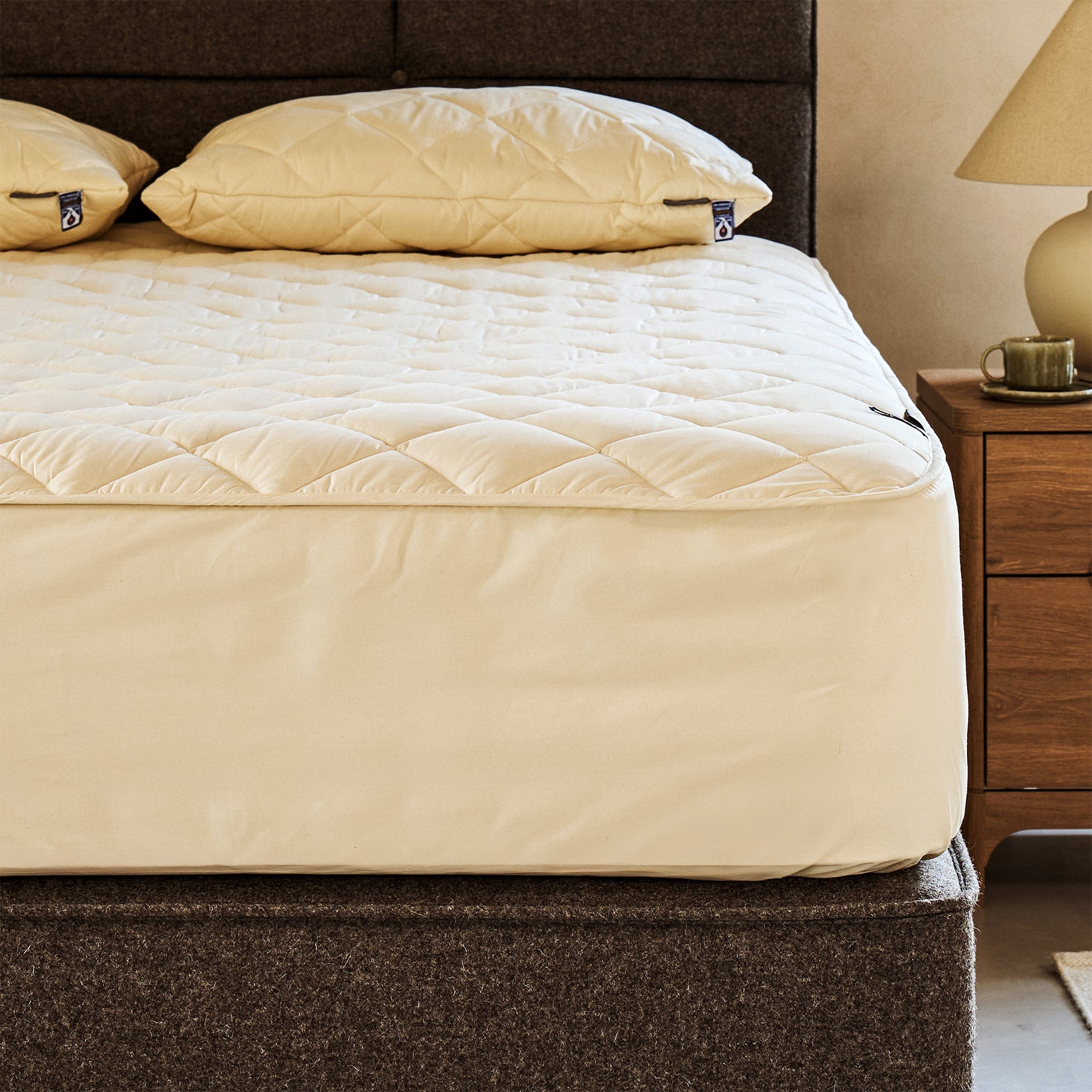 Deluxe Washable Wool Waterproof Mattress Protector
