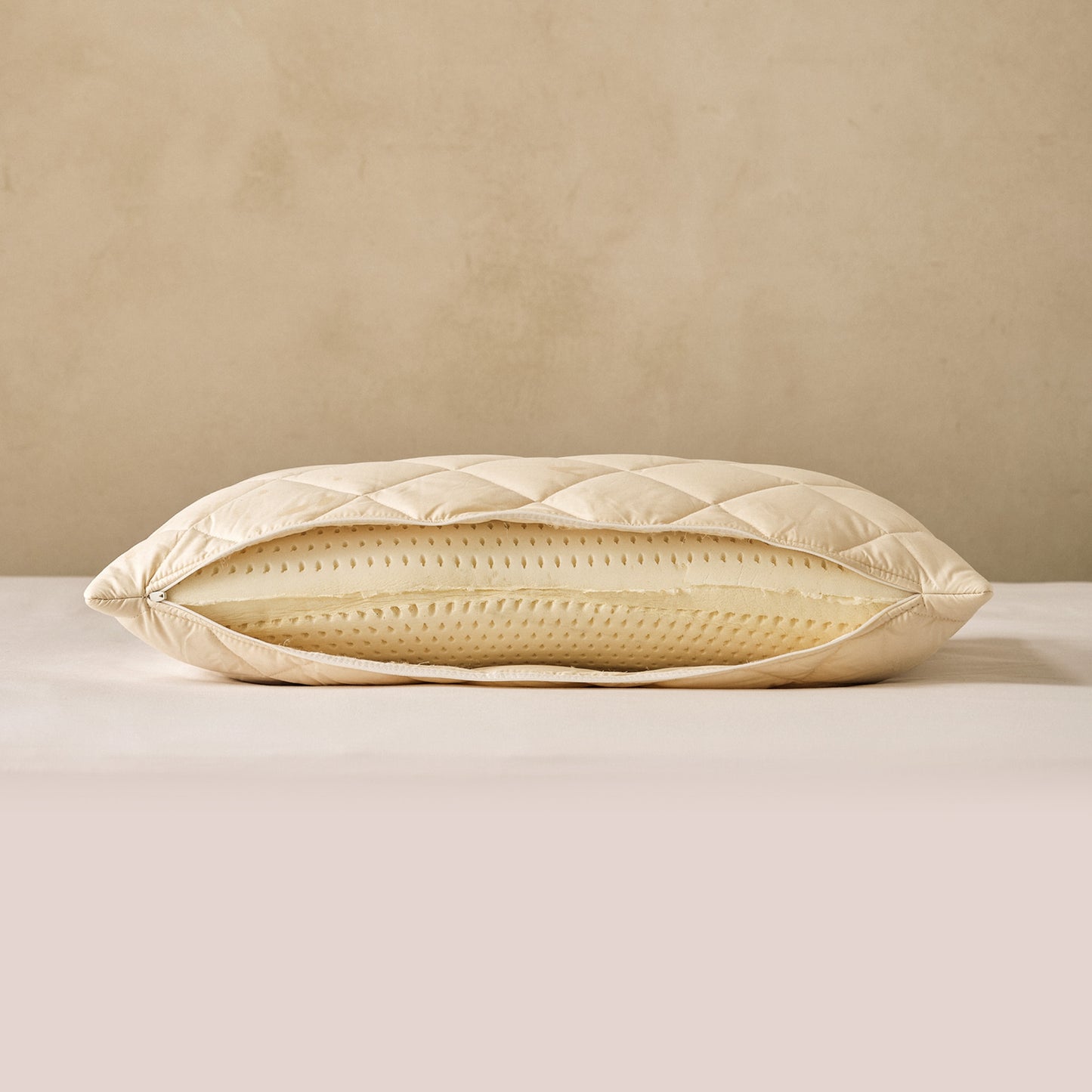 Natural Latex Pillow with Wool Cover