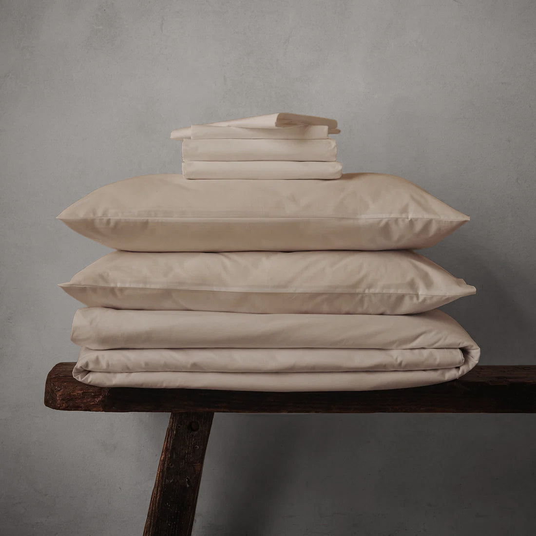 Arinta Organic Cotton Linen Bundle - Almond