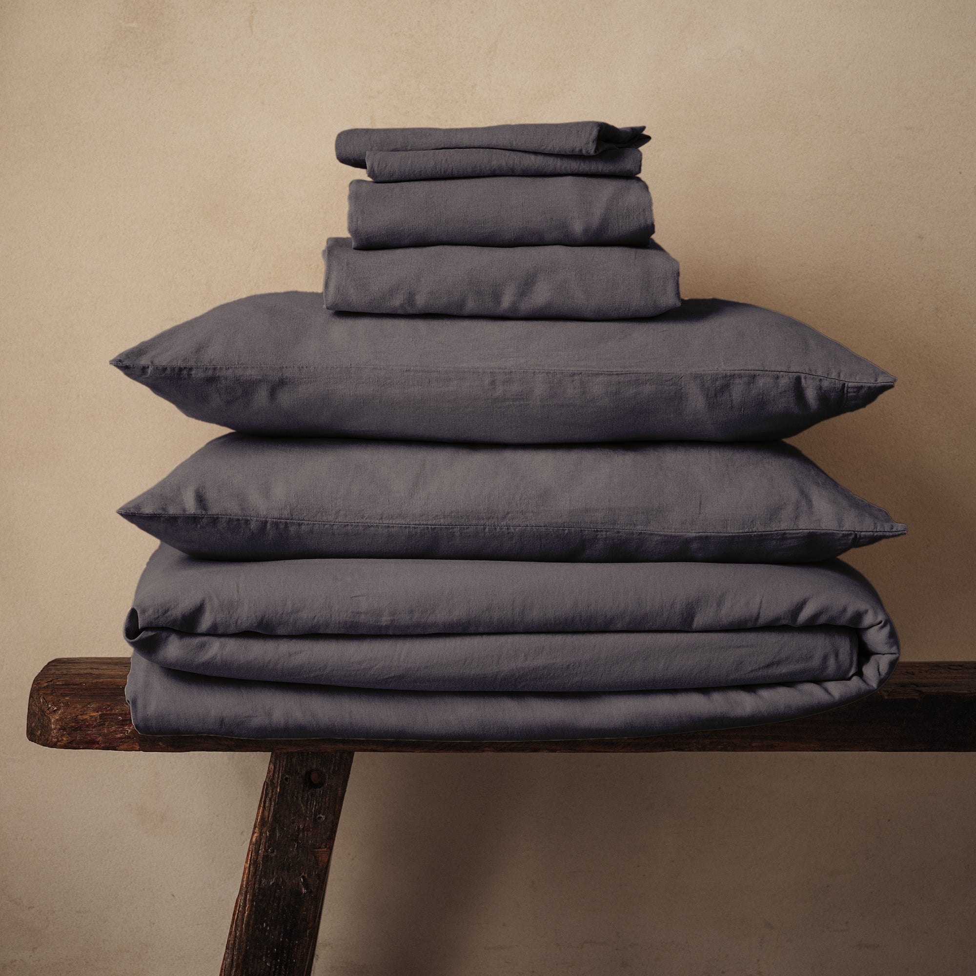 Mariana Linen Blend Bundle - Charcoal