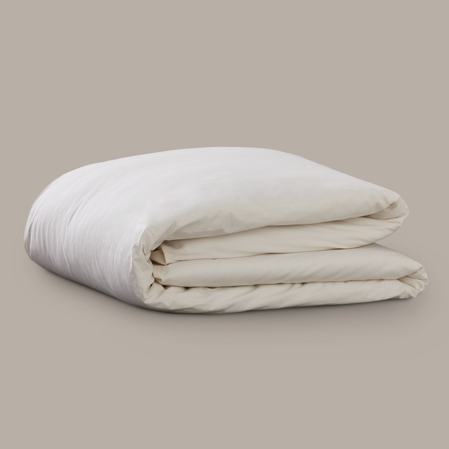 Product image of Arinta Organic Cotton Comforter Cover - Vanilla by Woolroom – premium bed linen