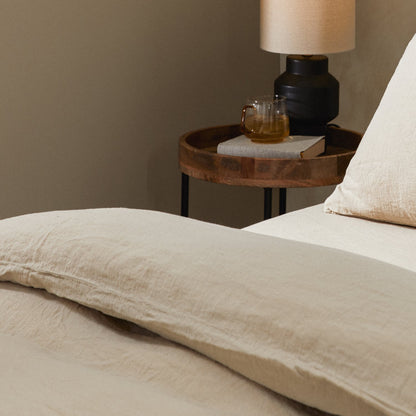 Product image of Mariana Linen Blend Comforter Cover - Sand by Woolroom – premium linen