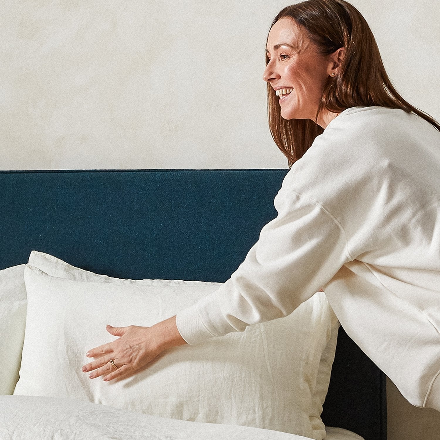 Product image of Mariana Linen Blend Pillow Case - Ivory by Woolroom – premium linen