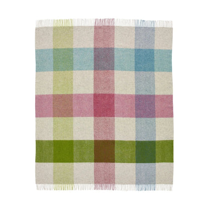 Harland Shetland Wool Throw - Heather from Woolroom – natural wool throws for better sleep