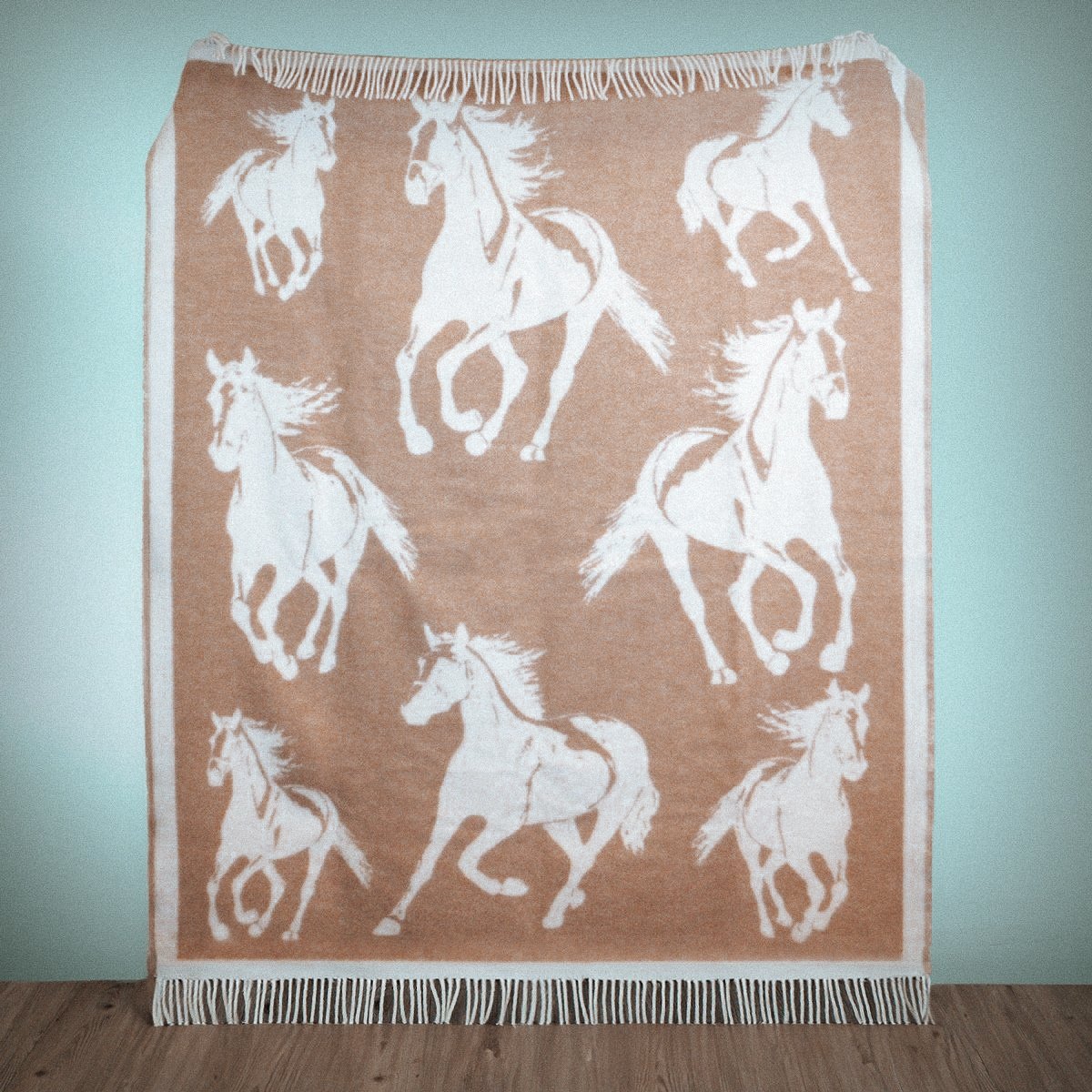 Product image of Wild and Wool Horse Wool Throw - Latte by Woolroom – premium wool throws