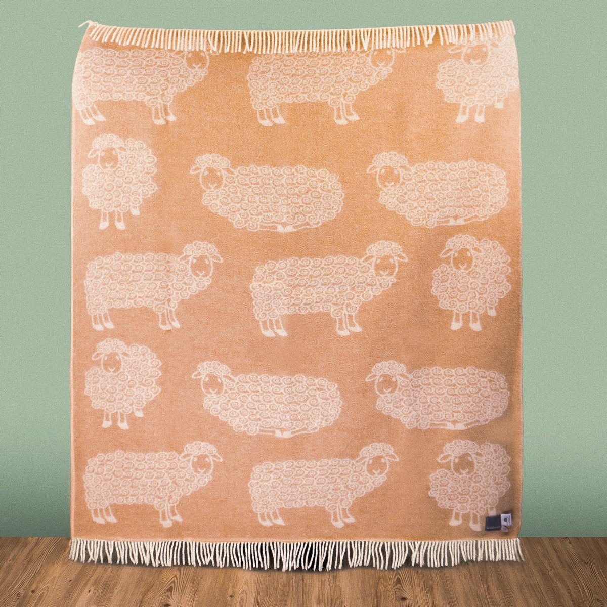 Product image of Wild and Wool Lamb Throw - Latte by Woolroom – premium wool throws