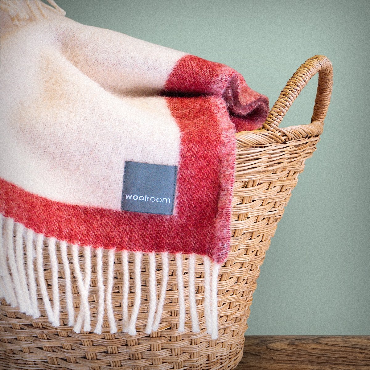 Wild and Wool Moose Wool Throw - Berry – natural wool throws by Woolroom