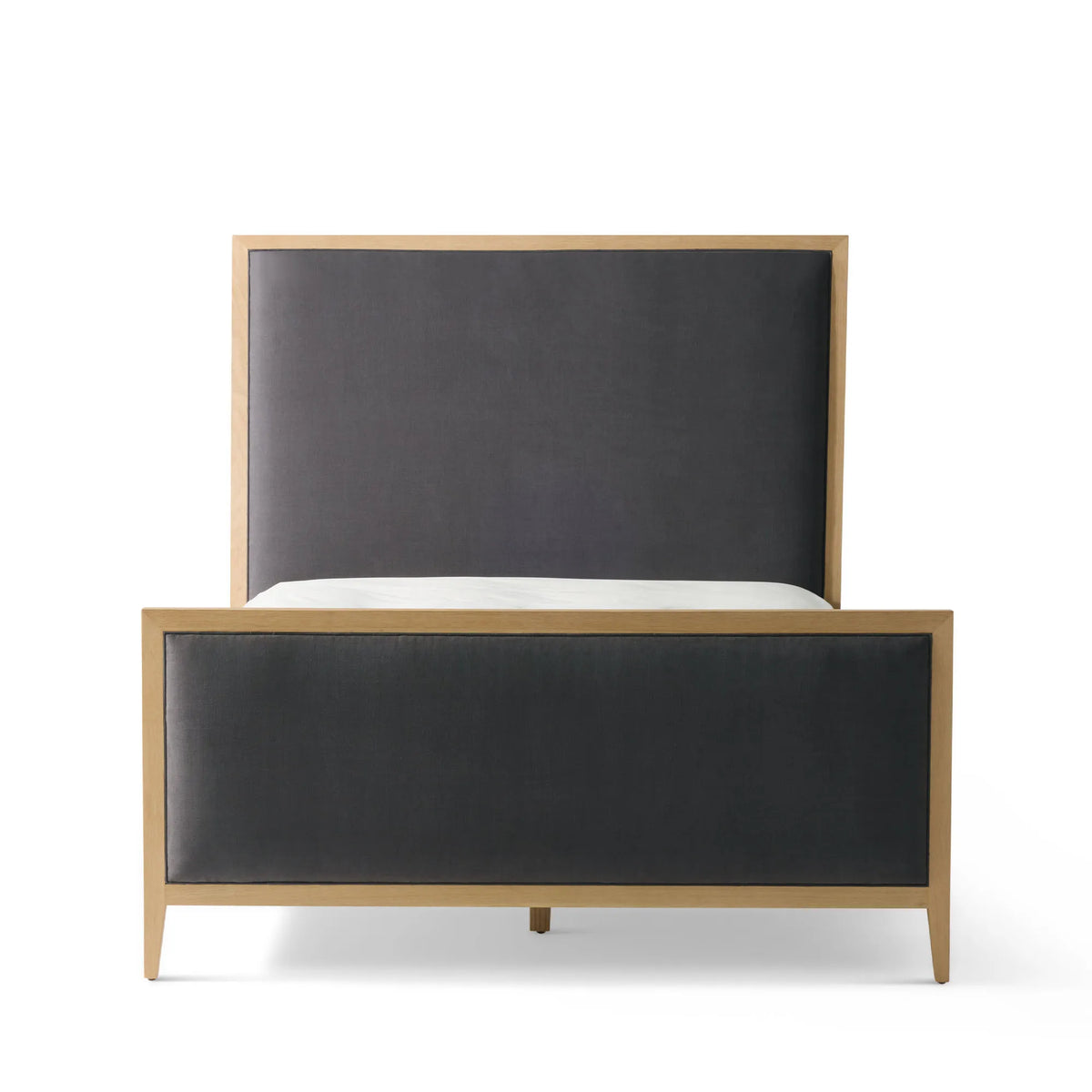 Victoria Upholstered Bed Frame - High Headboard - High Footboard