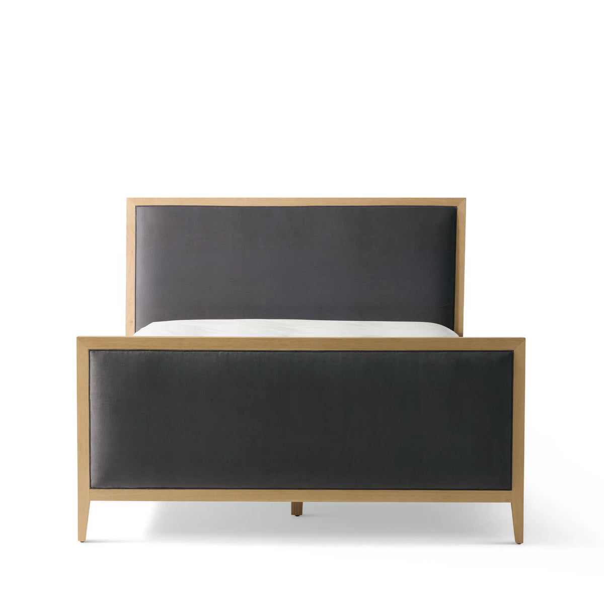 Victoria Upholstered Bed Frame - Standard Headboard - High Footboard