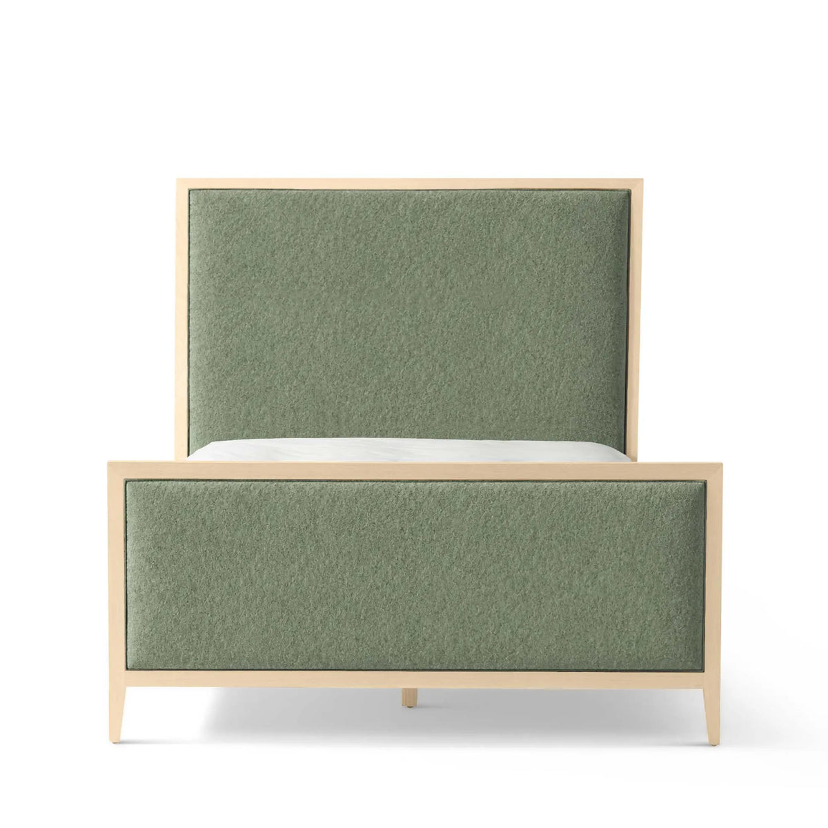 Victoria Upholstered Bed Frame - High Headboard - High Footboard