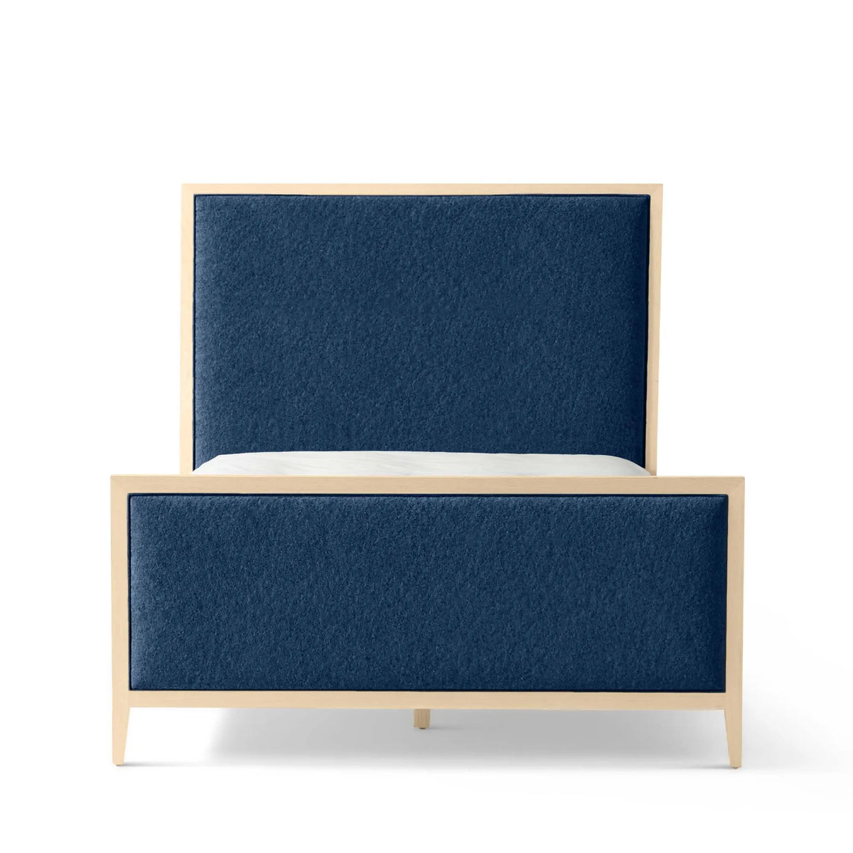 Victoria Upholstered Bed Frame - High Headboard - High Footboard