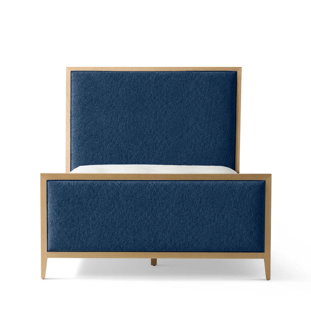 Victoria Upholstered Bed Frame - High Headboard - High Footboard