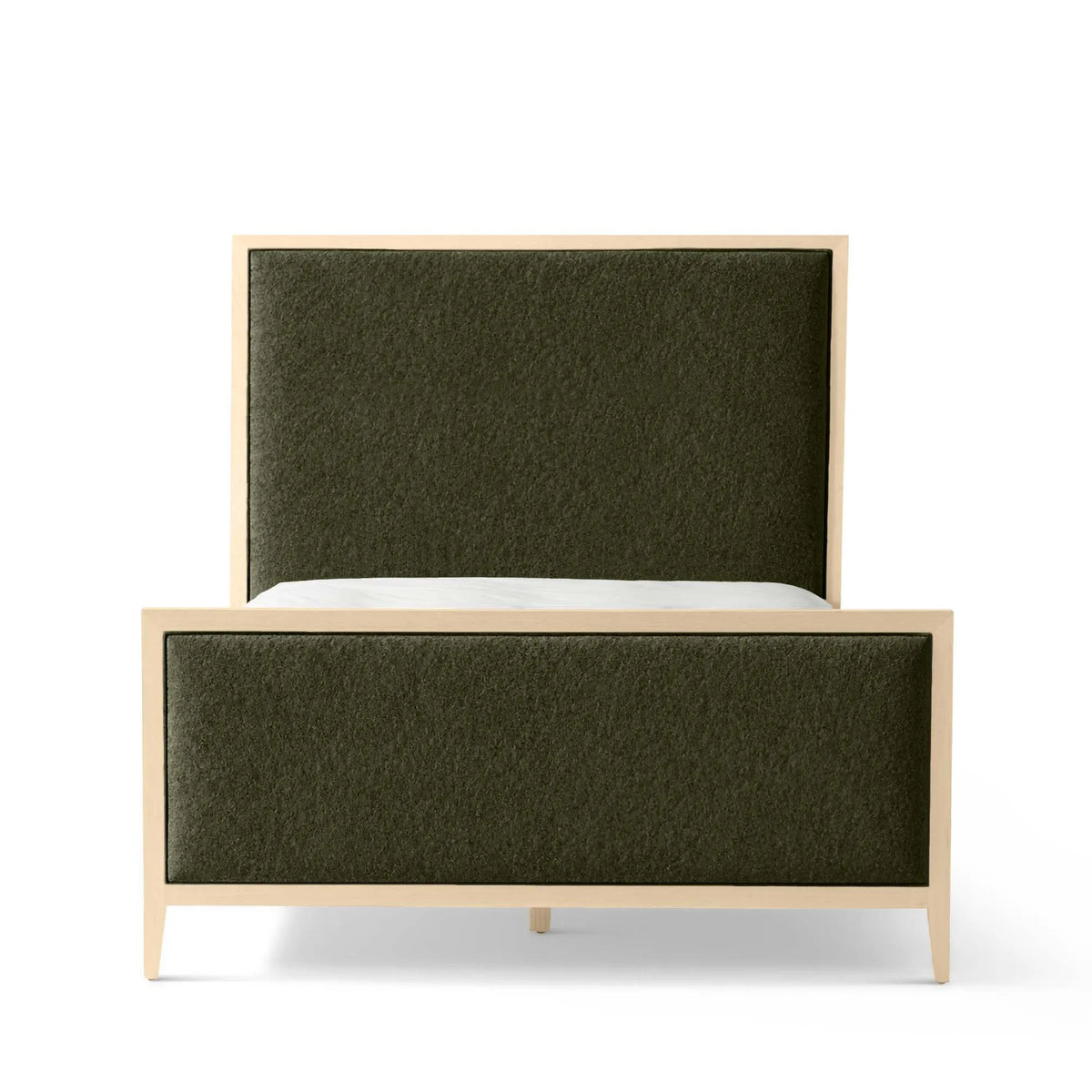 Victoria Upholstered Bed Frame - High Headboard - High Footboard