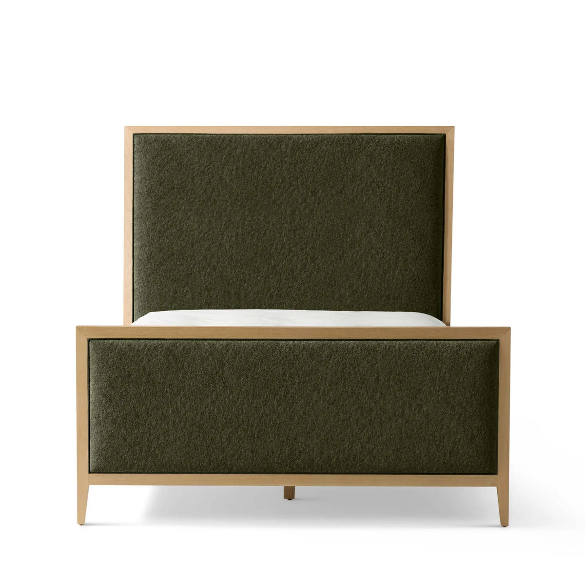 Victoria Upholstered Bed Frame - High Headboard - High Footboard