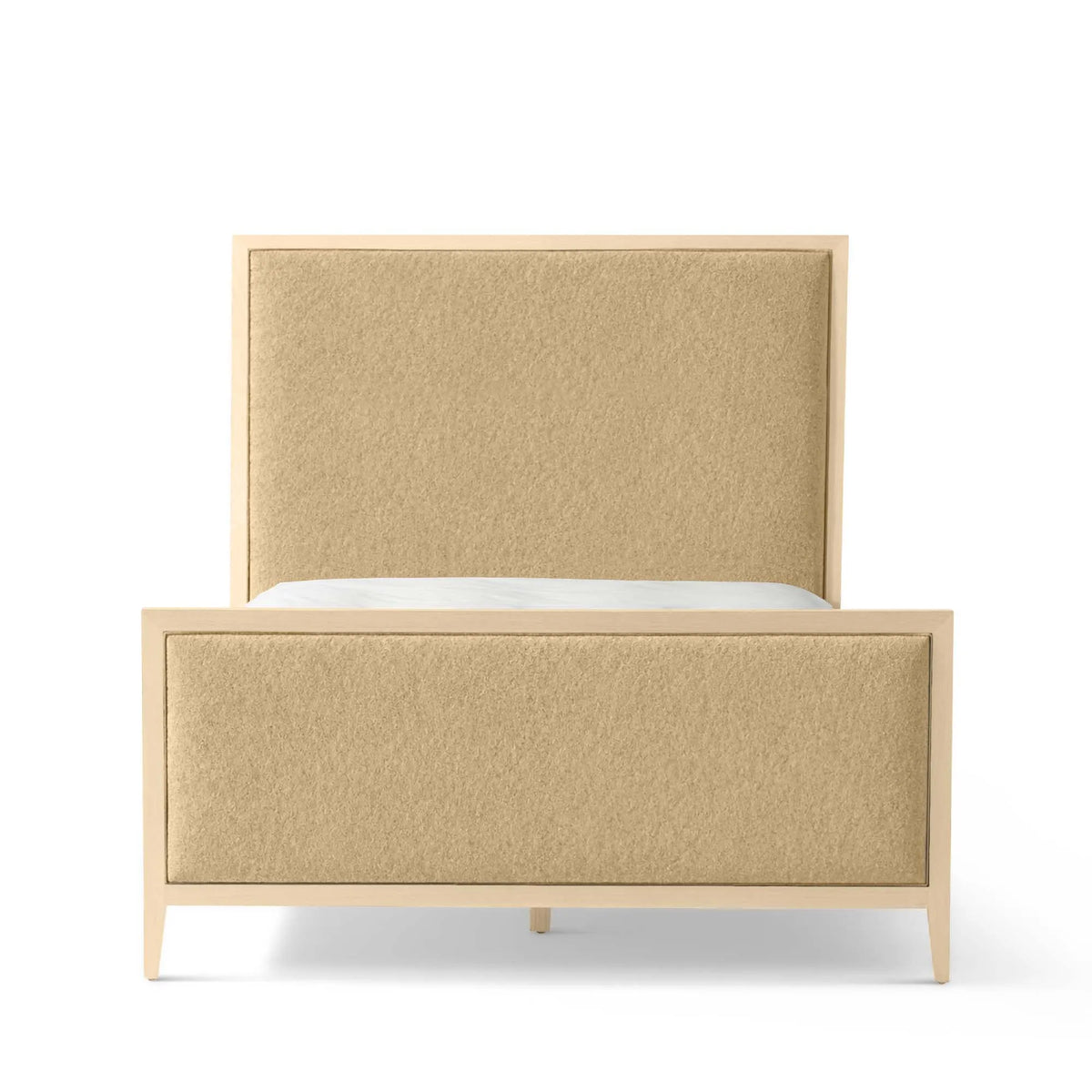 Victoria Upholstered Bed Frame - High Headboard - High Footboard