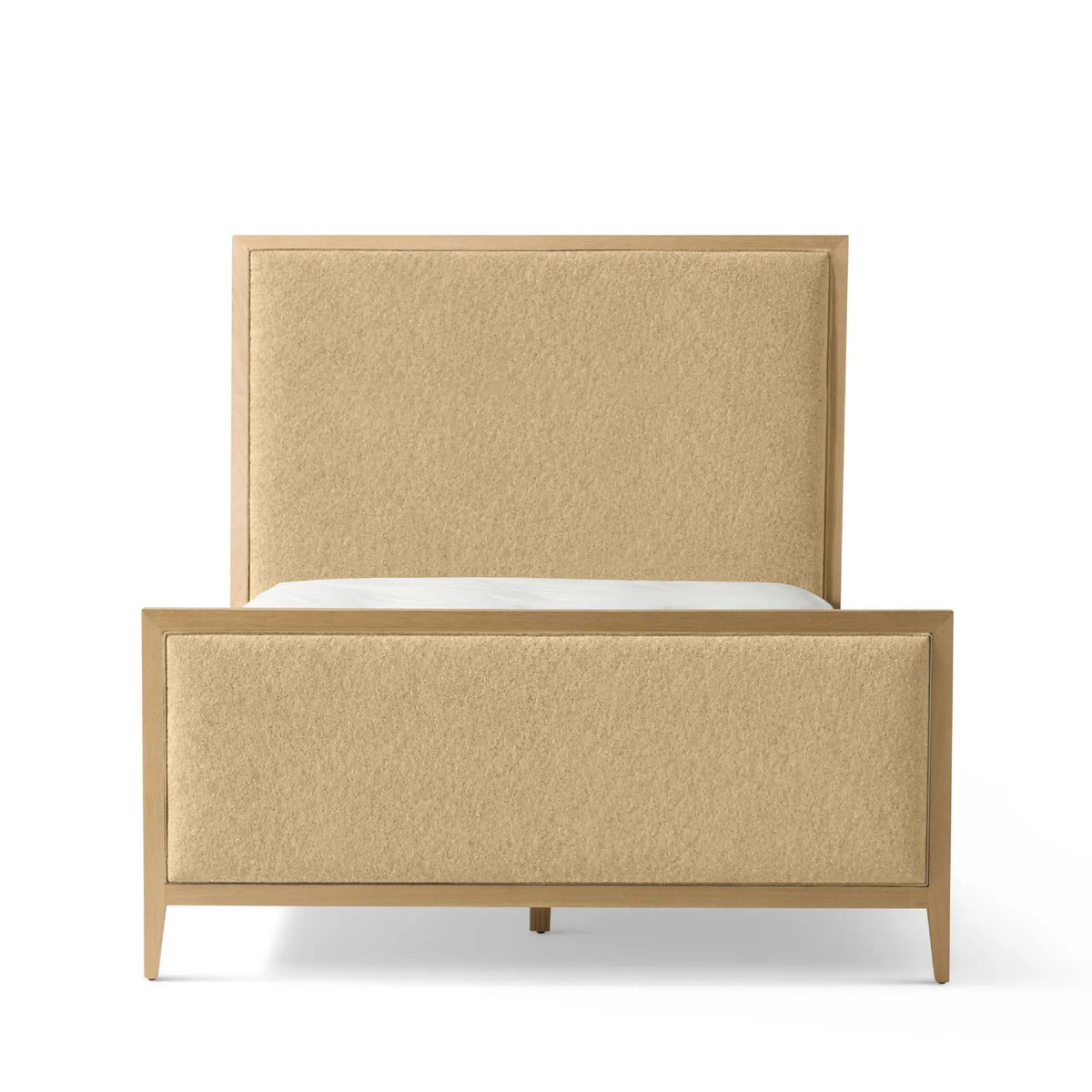 Victoria Upholstered Bed Frame - High Headboard - High Footboard