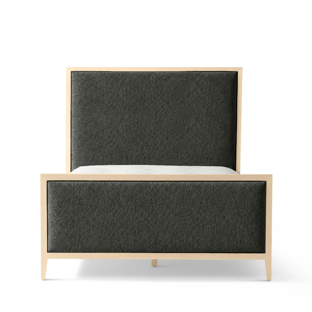 Victoria Upholstered Bed Frame - High Headboard - High Footboard