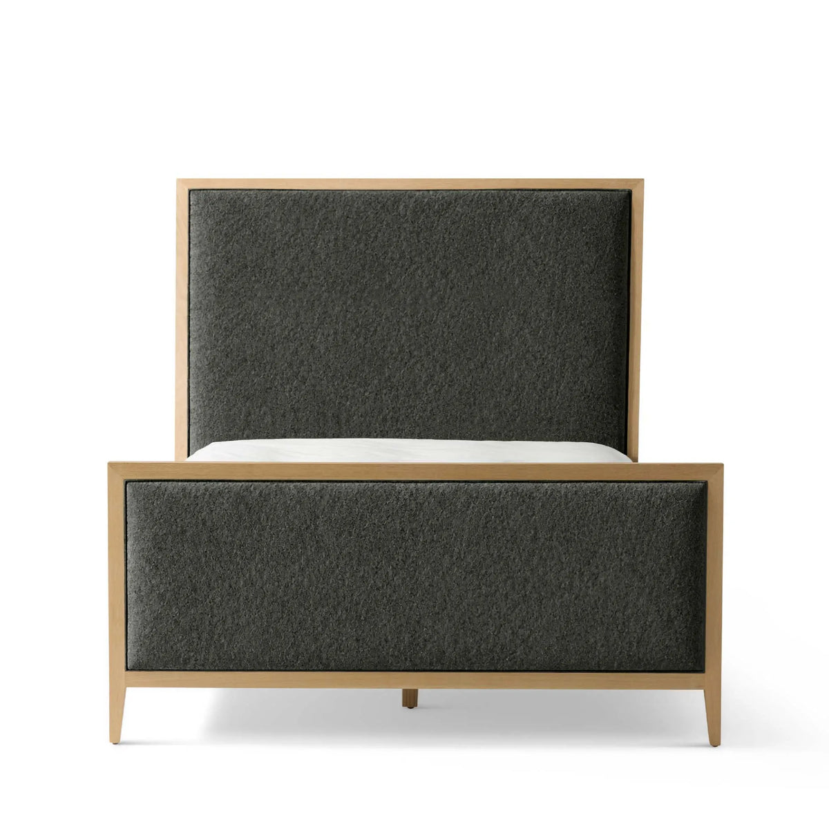 Victoria Upholstered Bed Frame - High Headboard - High Footboard